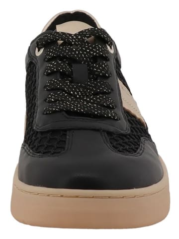 Tom Tailor Sneakers in Schwarz/ Gold