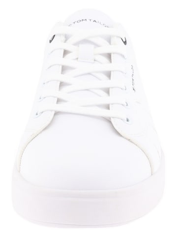 Tom Tailor Sneakers in Weiß/ Schwarz