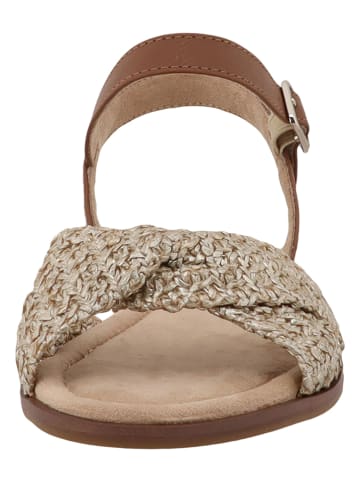 Tom Tailor Sandalen bruin/beige