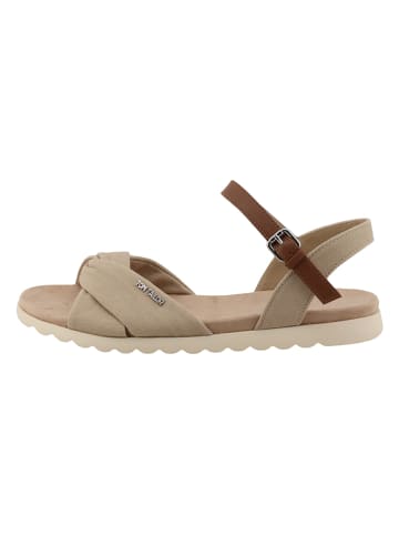 Tom Tailor Sandalen in Beige