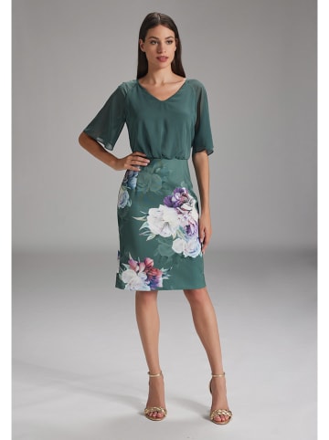 SWING Sukienka w kolorze zielonym