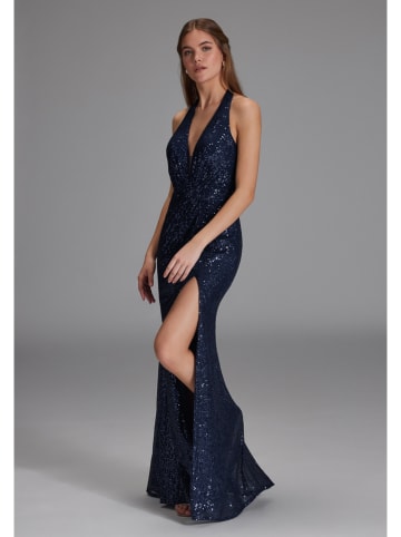 SWING Paillettenjurk donkerblauw