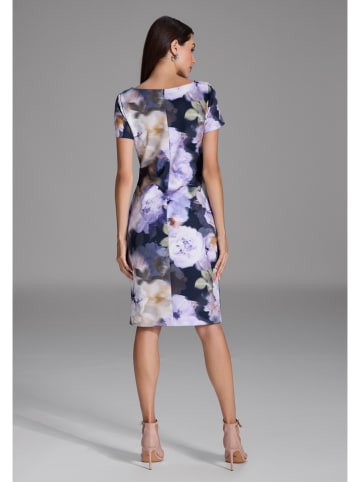 SWING Sukienka w kolorze lawendowo-granatowym