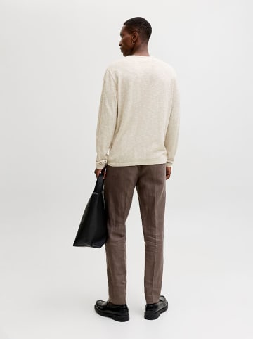 Jack & Jones Sweter "Summer" w kolorze beżowym