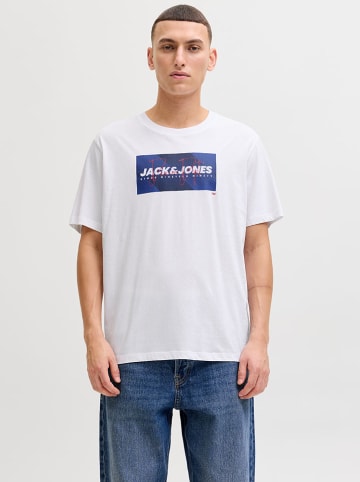 Jack & Jones Koszulka "Cole" w kolorze białym
