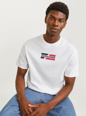 Jack & Jones Koszulka "Corp" w kolorze białym