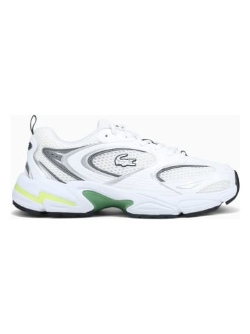 Lacoste Sneakersy w kolorze biało-szaro-zielono-żółtym