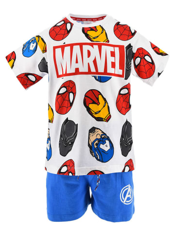 Avengers 2tlg. Outfit "Avengers" in Weiß/ Blau