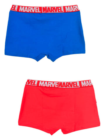 Avengers 2er-Set: Boxershorts "Avengers Classic" in Blau/ Rot
