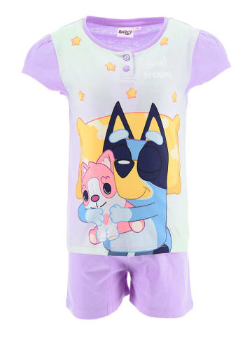 Bluey Piżama "Bluey" w kolorze fioletowym