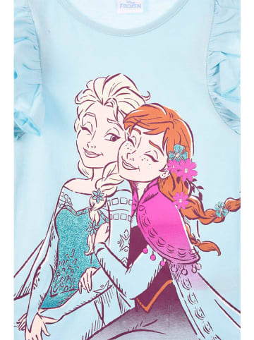 FROZEN Koszulka "Kraina Lodu" w kolorze błękitnym