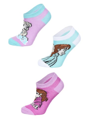 Disney Frozen Skarpety (3 pary) "Kraina Lodu" ze wzorem