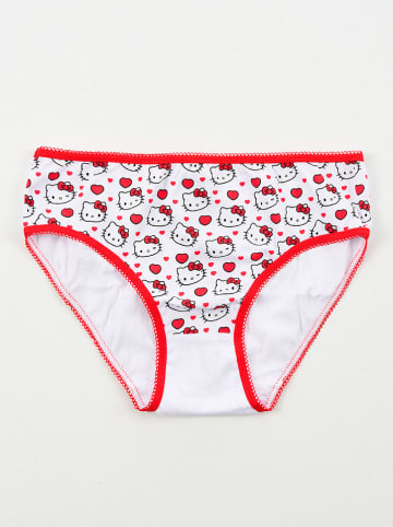 Hello Kitty 3er-Set: Slips: "Hello Kitty" in Rosa/ Rot