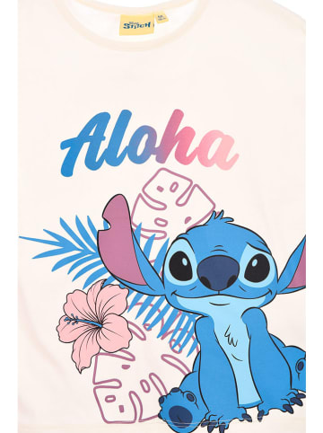 Lilo & Stitch Koszulka "Lilo & Stitch" w kolorze kremowym