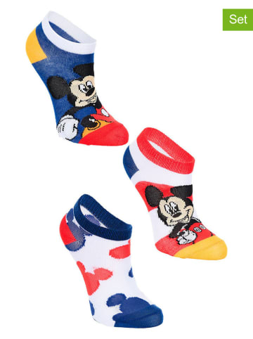 Disney Mickey Mouse 3er-Set: Socken "Mickey" in Bunt