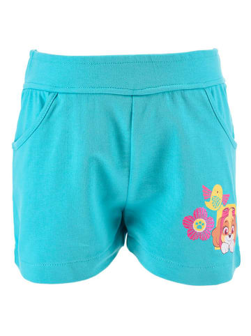Paw Patrol Shorts "Paw Patrol" in Türkis/ Bunt