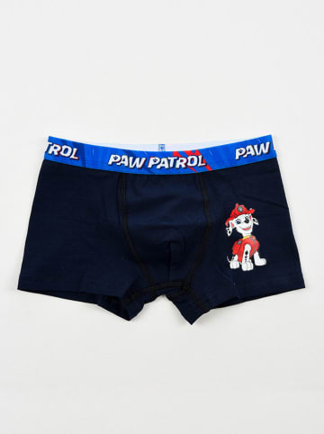 Disney Paw Patrol 2er-Set: Boxershorts "Paw Patrol" in Dunkelblau/ Weiß