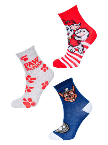 Paw Patrol Skarpety (3 pary) "Psi Patrol" ze wzorem