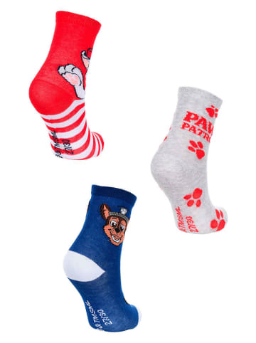 Paw Patrol Skarpety (3 pary) "Psi Patrol" ze wzorem