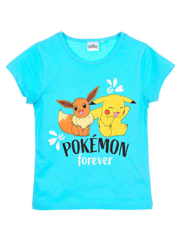 Pokémon Koszulka "Pokemon" w kolorze błękitnym