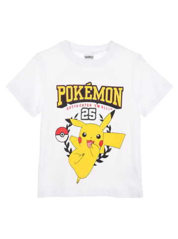 Pokémon Koszulka "Pokemon" w kolorze białym