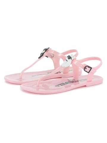 Karl Lagerfeld Kids Teenslippers lichtroze