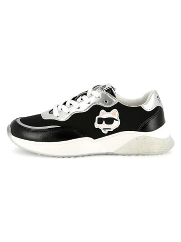 Karl Lagerfeld Kids Sneakers in Schwarz/ Weiß