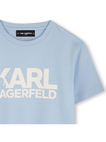 Karl Lagerfeld Kids Shirt lichtblauw