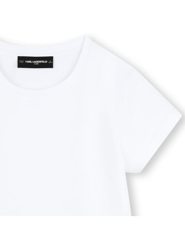 Karl Lagerfeld Kids Jurk wit