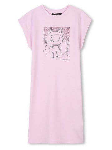 Karl Lagerfeld Kids Kleid in Rosa