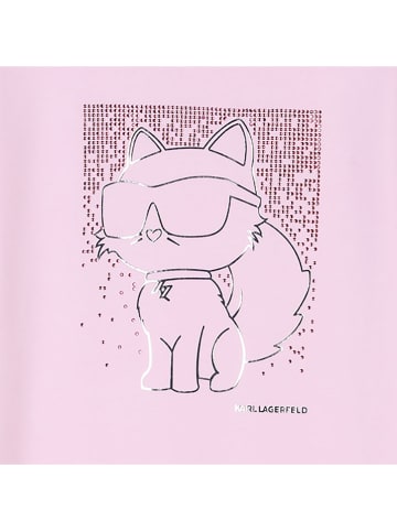 Karl Lagerfeld Kids Kleid in Rosa
