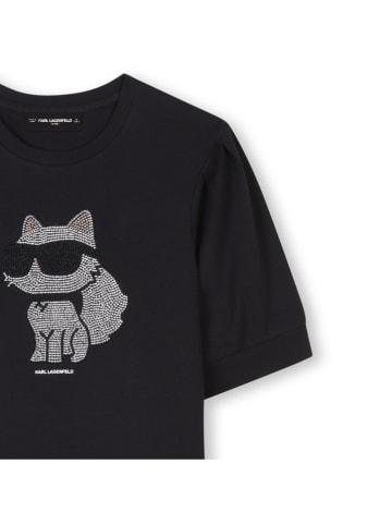 Karl Lagerfeld Kids Jurk zwart