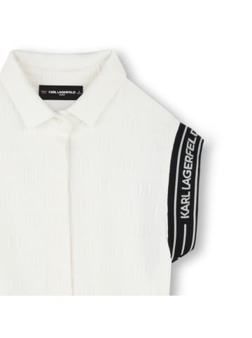 Karl Lagerfeld Kids Kombinezon w kolorze białym