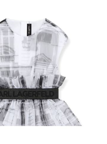 Karl Lagerfeld Kids Sukienka w kolorze szarym