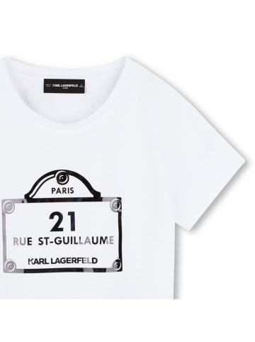 Karl Lagerfeld Kids Shirt in Weiß