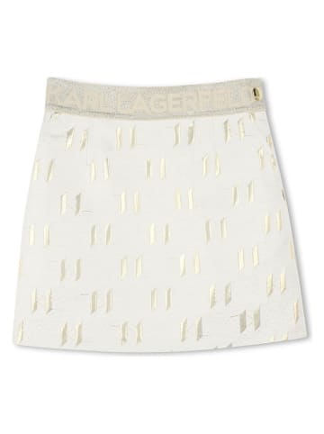 Karl Lagerfeld Kids Rok crème/goudkleurig