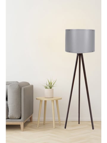 Opviq Standleuchte in Hellgrau/ Braun - (H)145 cm