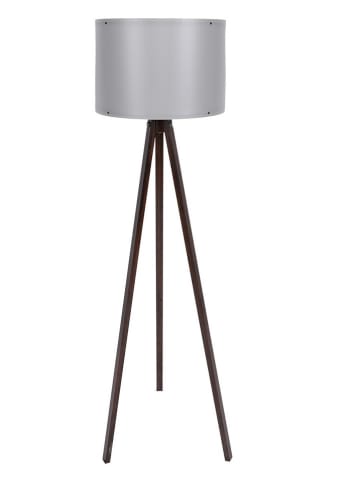 Opviq Standleuchte in Hellgrau/ Braun - (H)145 cm