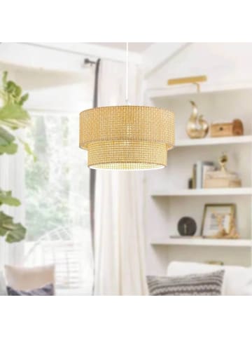 Opviq Hanglamp beige/wit - (H)70 x Ø 30 cm