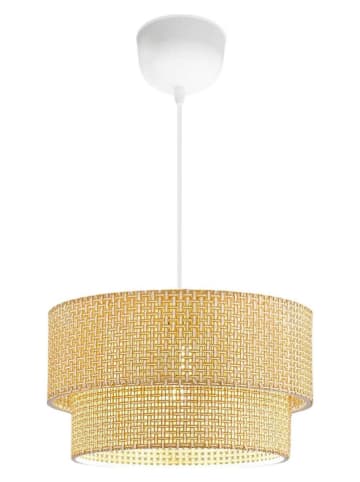 Opviq Hanglamp beige/wit - (H)70 x Ø 30 cm