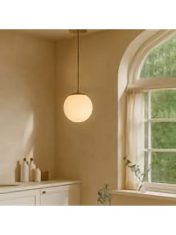 Opviq Hanglamp wit/goudkleurig - (H)120 x Ø 15 cm