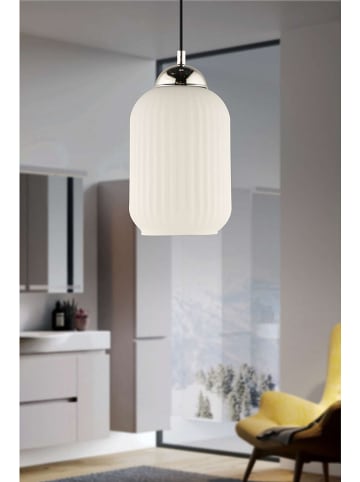 Opviq Lampa wisząca w kolorze srebrno-białym - wys. 70 x Ø 10 cm
