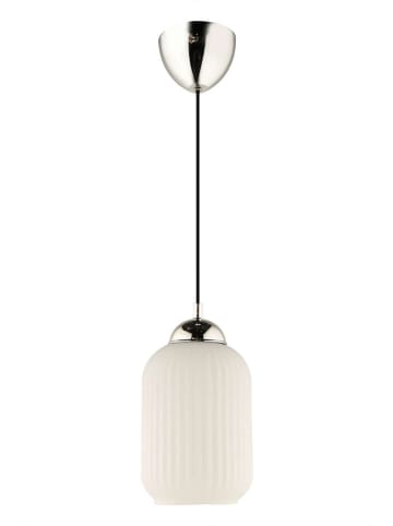 Opviq Hanglamp wit/zilverkleurig - (H)70 x Ø 10 cm