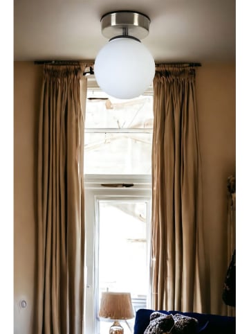 Opviq Deckenleuchte in Weiß/ Silber - (B)15 x (H)20 cm