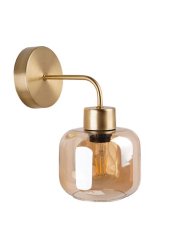 Opviq Wandlamp goudkleurig - (H)28 x Ø 15 cm