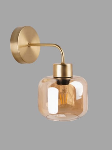 Opviq Lampa ścienna w kolorze złotym - wys. 28 x Ø 15 cm