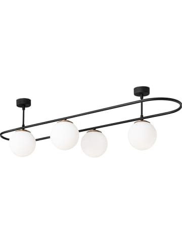 Opviq Deckenleuchte "Abaküs" in Schwarz - (B)124 x (H)33 cm