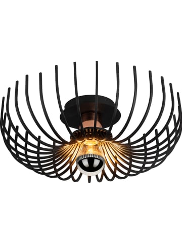 Opviq Plafonnière zwart - (H)12 x Ø 36 cm