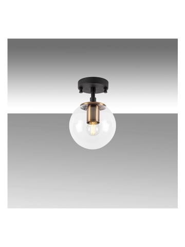 Opviq Plafonnière zwart - Ø 15 cm