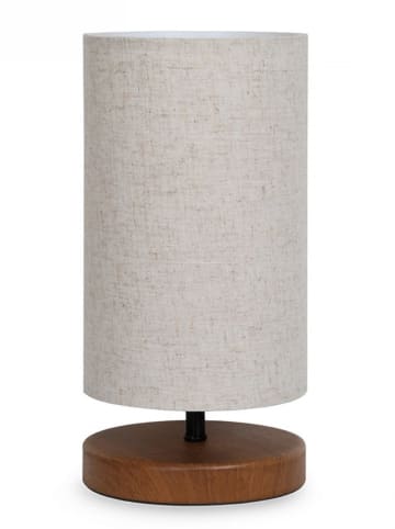 Opviq Tafellamp beige - (H)31 x Ø 15 cm